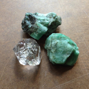 Emerald and Herkimer Diamond Elixir