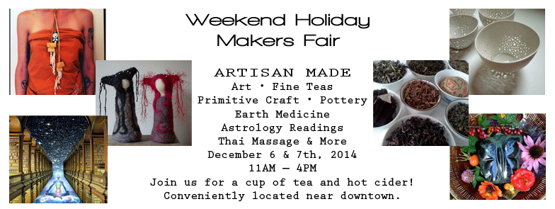 HOLIDAY MAKERS FAIR AT WILD KATUAH HEALING ARTS IN ASHEVILLE
